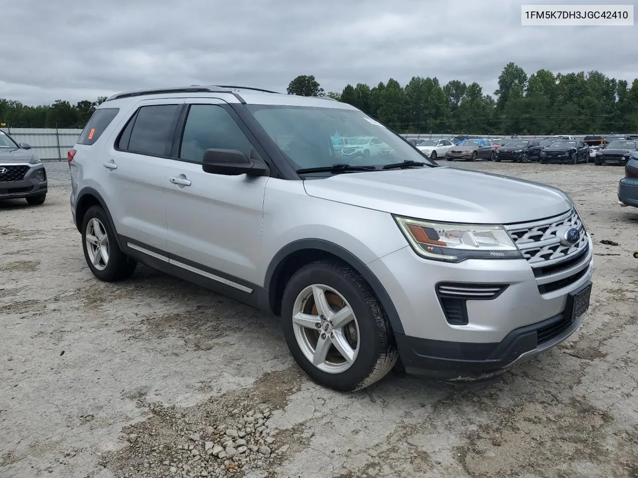 2018 Ford Explorer Xlt VIN: 1FM5K7DH3JGC42410 Lot: 72006934