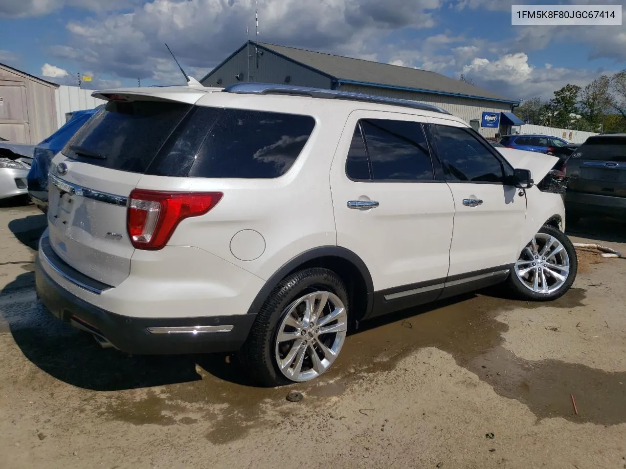 2018 Ford Explorer Limited VIN: 1FM5K8F80JGC67414 Lot: 72012394