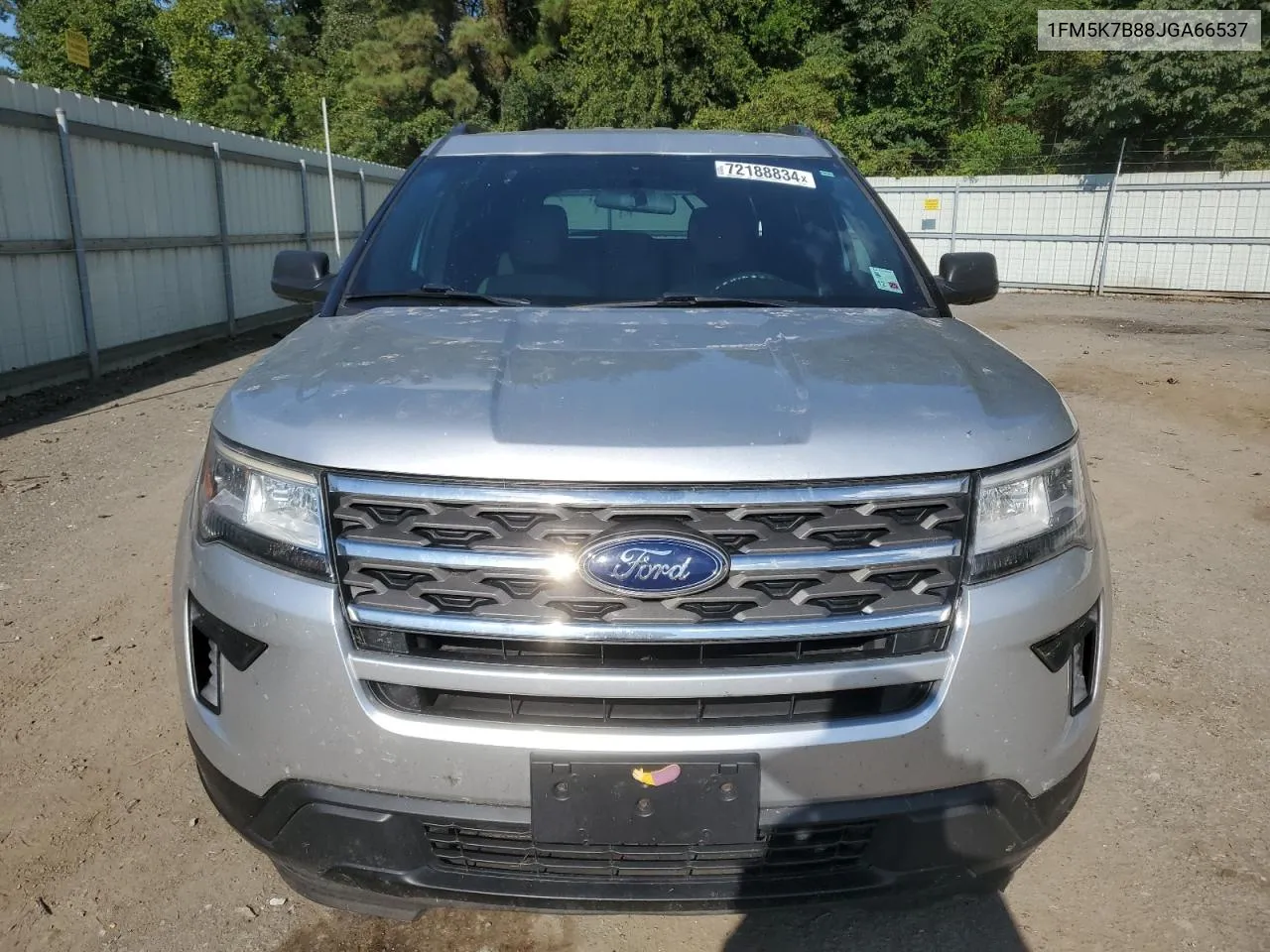 2018 Ford Explorer VIN: 1FM5K7B88JGA66537 Lot: 72188834