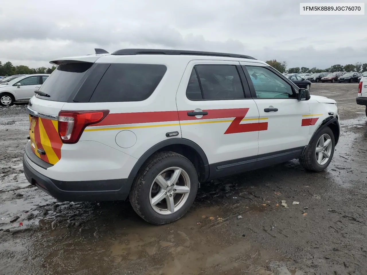 2018 Ford Explorer VIN: 1FM5K8B89JGC76070 Lot: 72196934