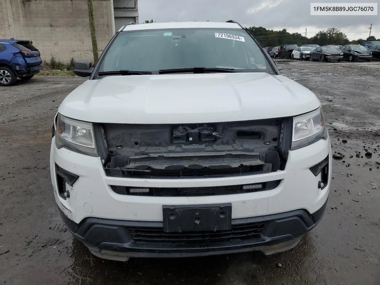 2018 Ford Explorer VIN: 1FM5K8B89JGC76070 Lot: 72196934