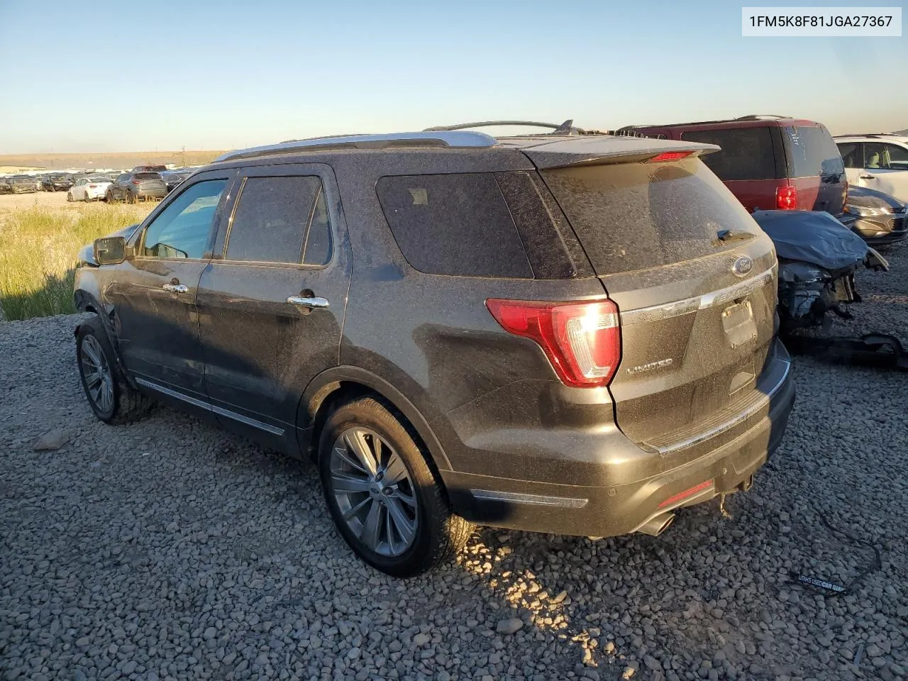 2018 Ford Explorer Limited VIN: 1FM5K8F81JGA27367 Lot: 72283354