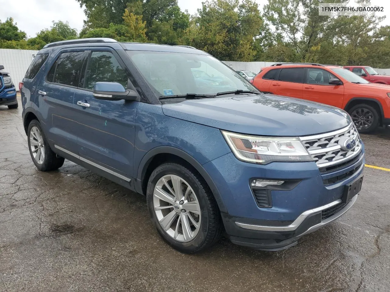 2018 Ford Explorer Limited VIN: 1FM5K7FH6JGA00062 Lot: 72364334