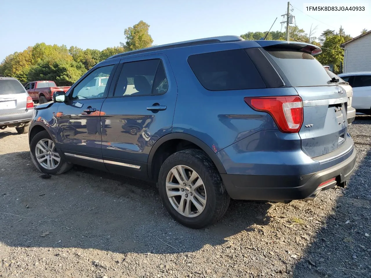 1FM5K8D83JGA40933 2018 Ford Explorer Xlt