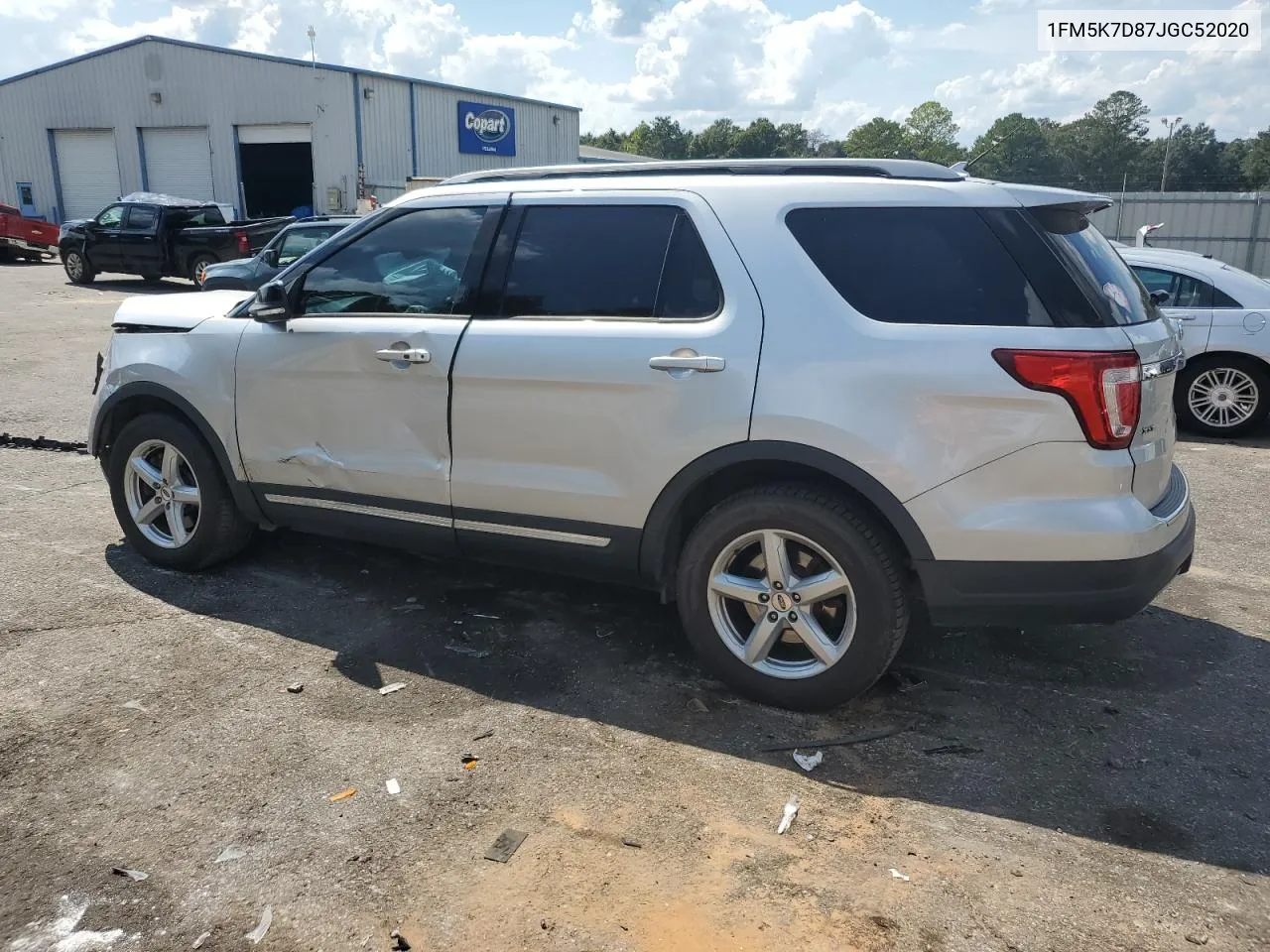 2018 Ford Explorer Xlt VIN: 1FM5K7D87JGC52020 Lot: 72472074