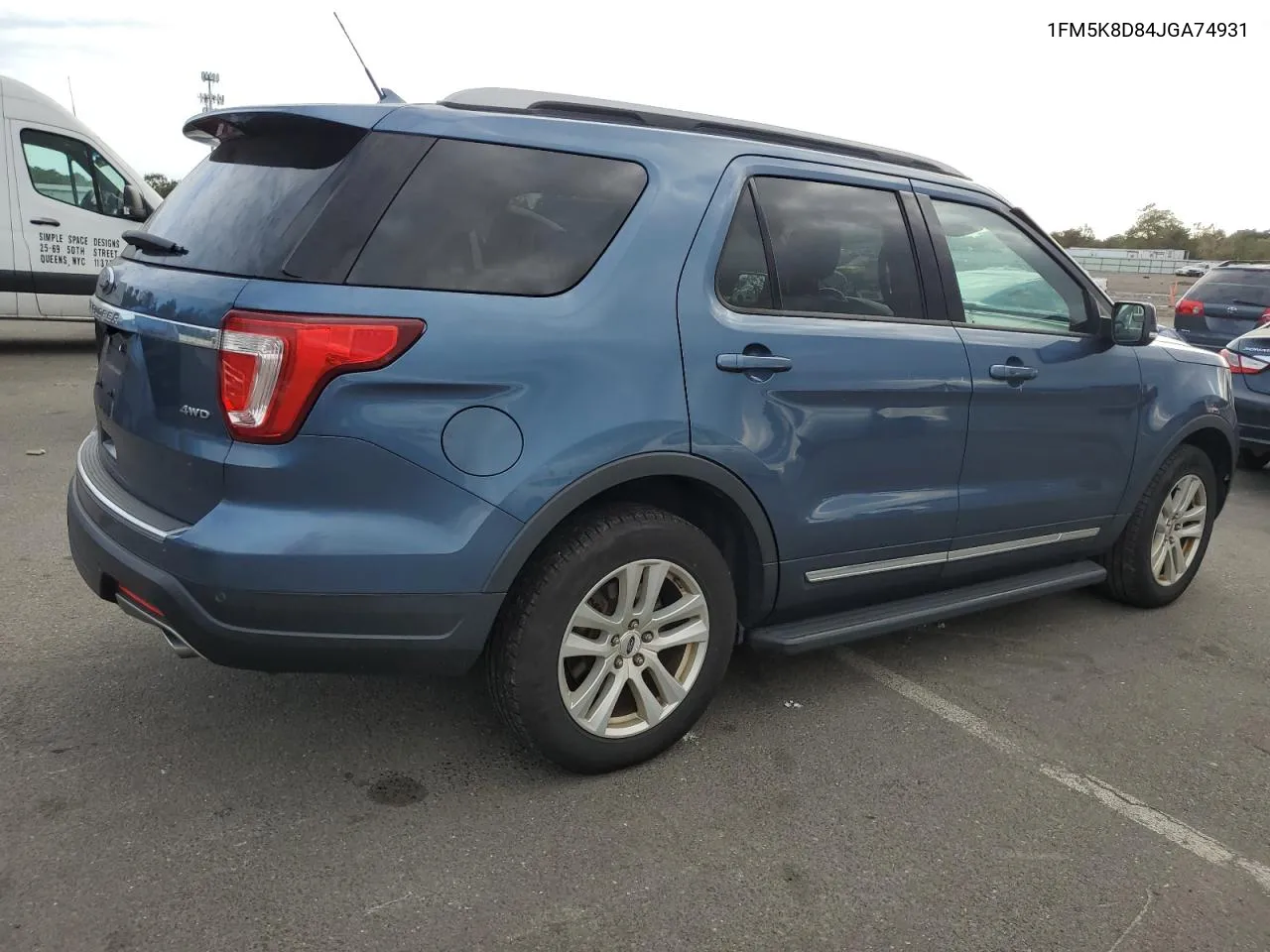 2018 Ford Explorer Xlt VIN: 1FM5K8D84JGA74931 Lot: 72590694