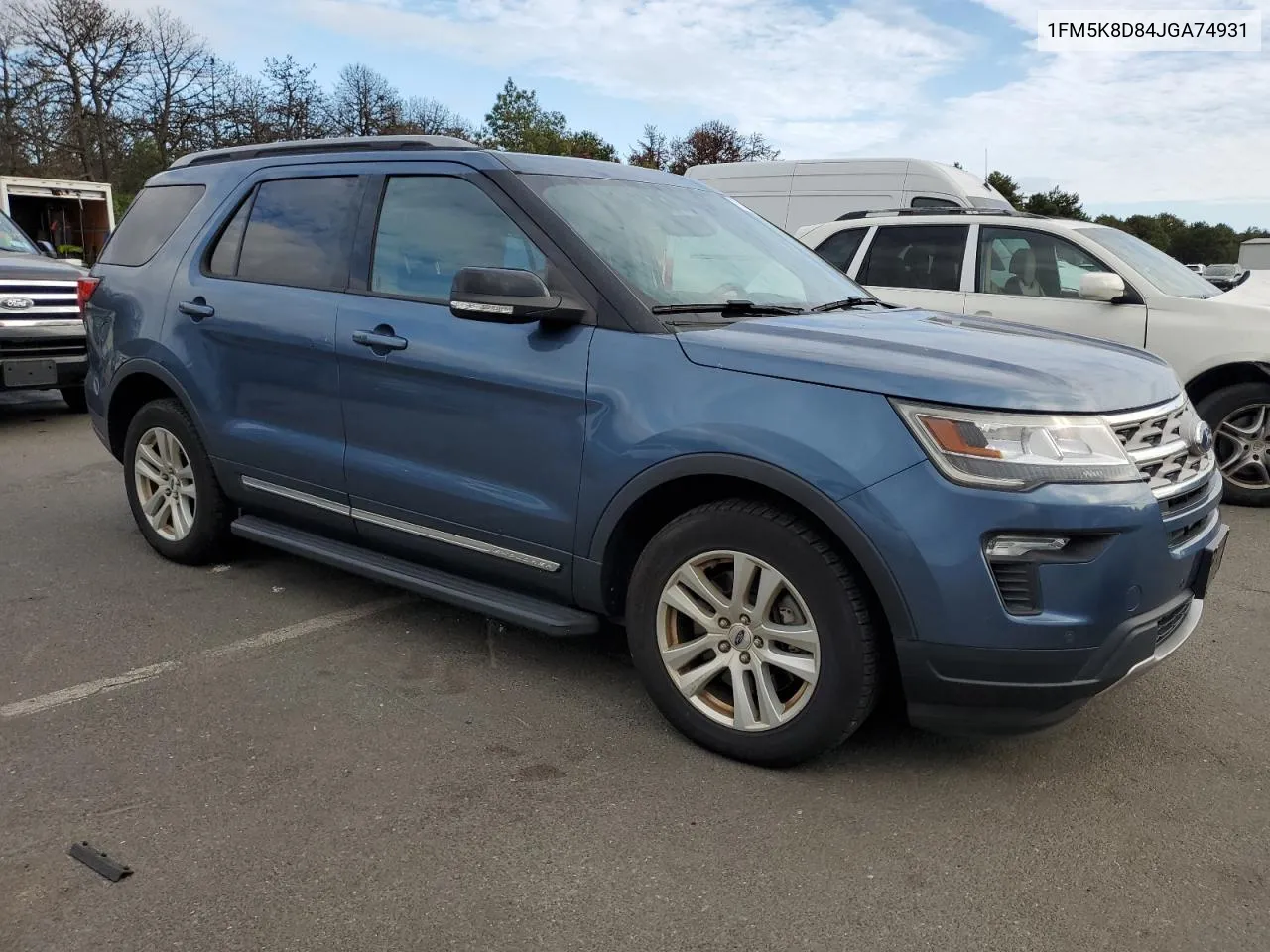 2018 Ford Explorer Xlt VIN: 1FM5K8D84JGA74931 Lot: 72590694