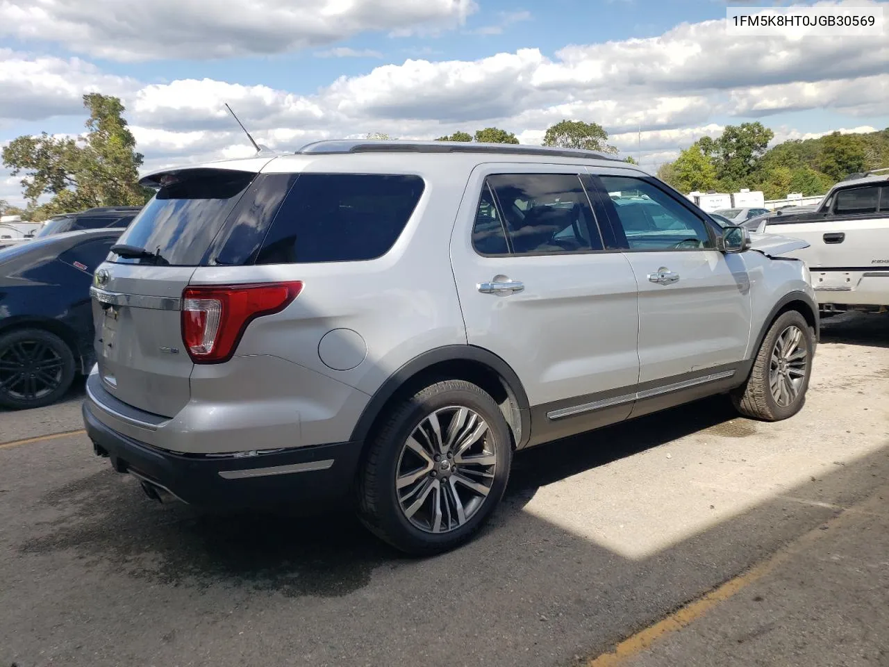 2018 Ford Explorer Platinum VIN: 1FM5K8HT0JGB30569 Lot: 72709284