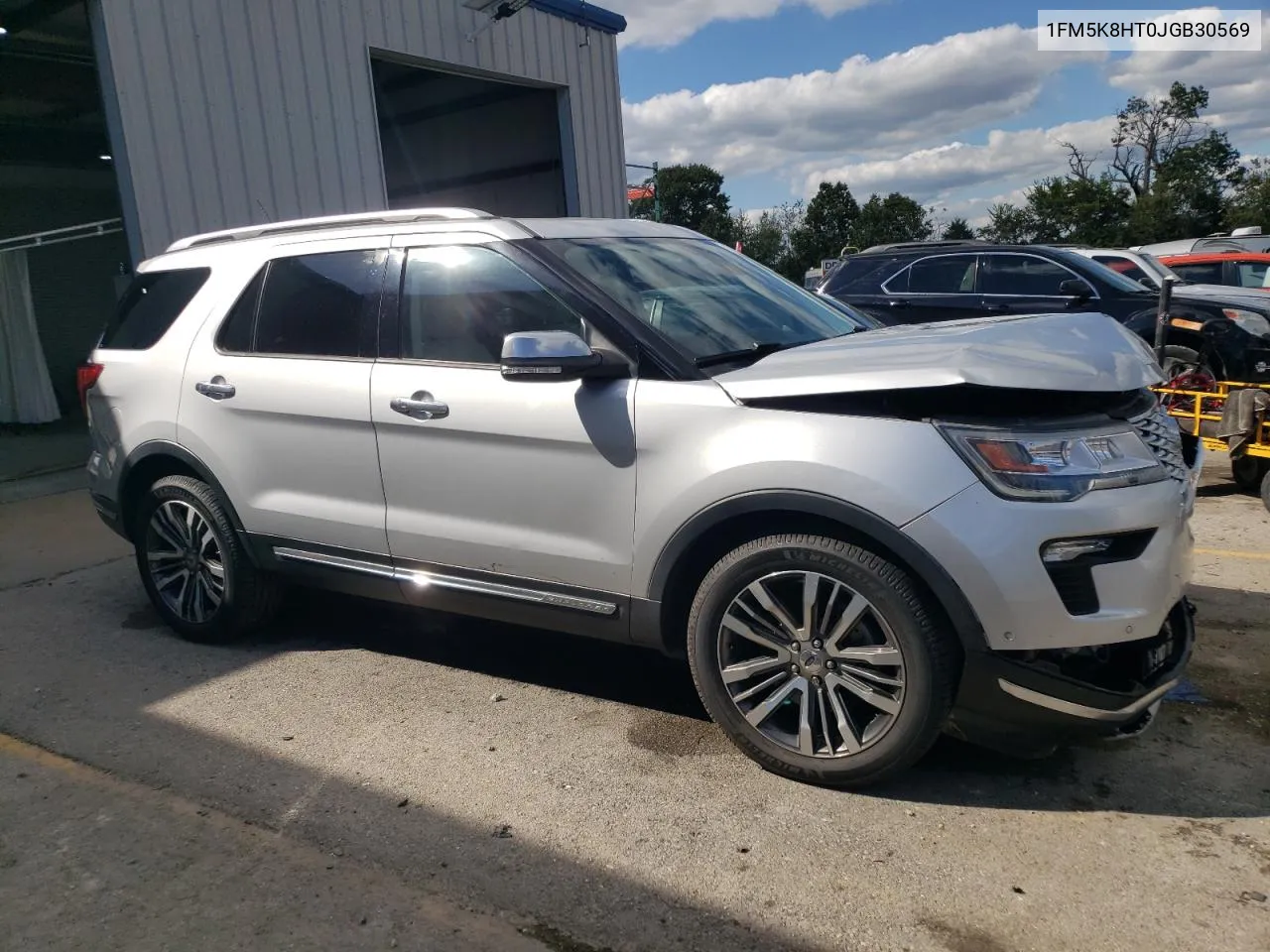 2018 Ford Explorer Platinum VIN: 1FM5K8HT0JGB30569 Lot: 72709284