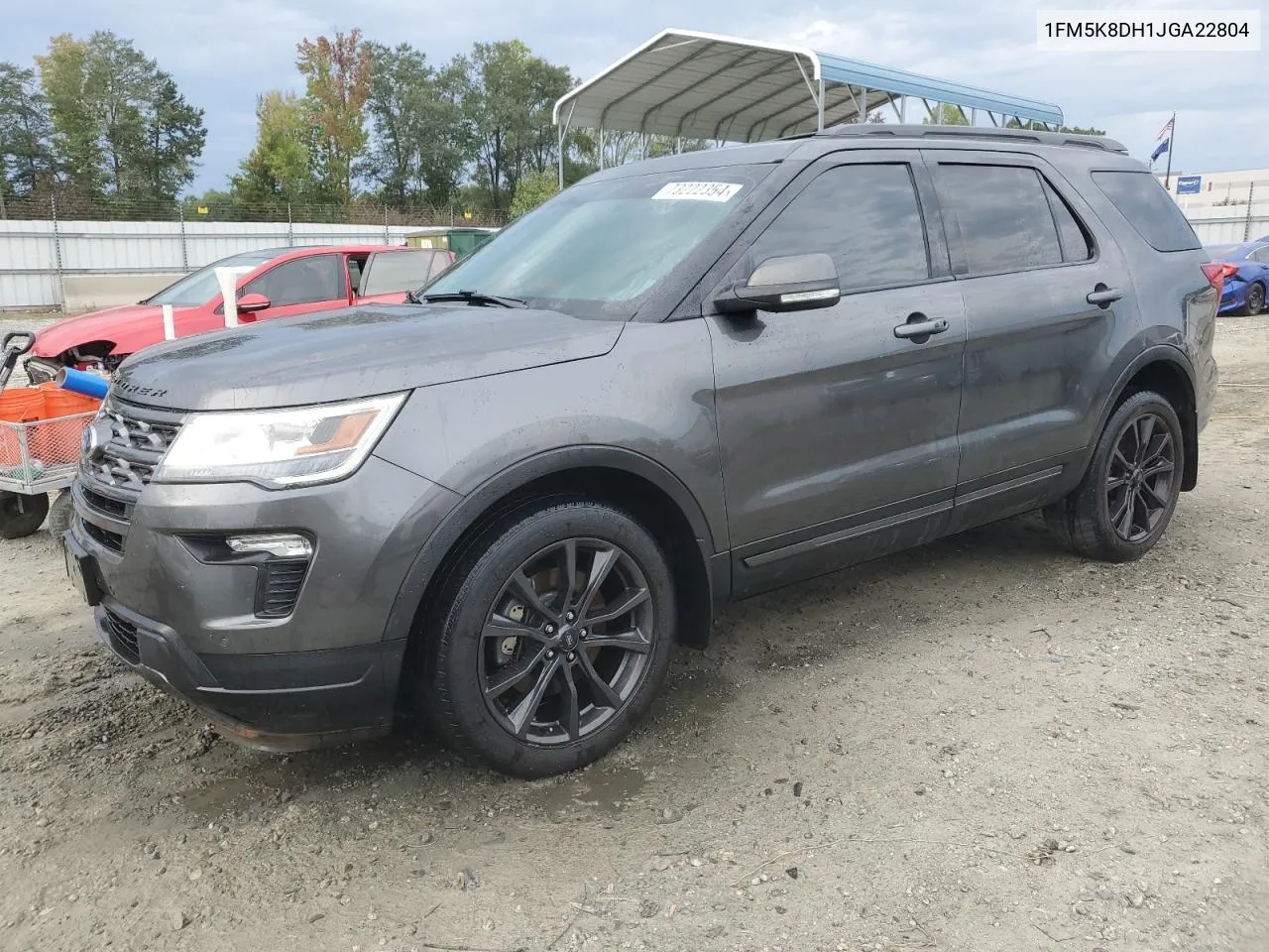 2018 Ford Explorer Xlt VIN: 1FM5K8DH1JGA22804 Lot: 73222354