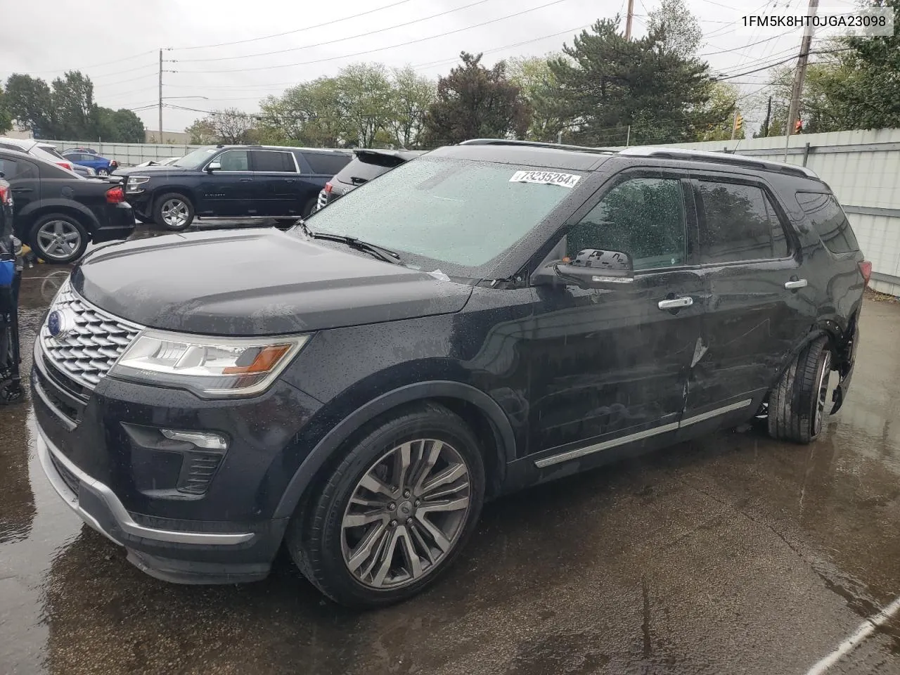 2018 Ford Explorer Platinum VIN: 1FM5K8HT0JGA23098 Lot: 73235264