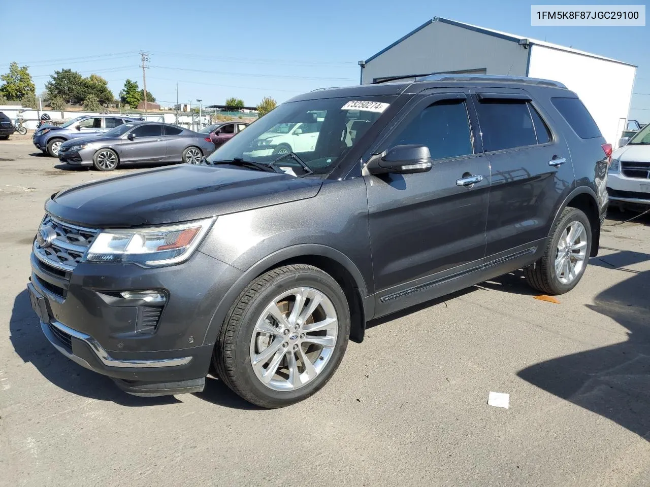 2018 Ford Explorer Limited VIN: 1FM5K8F87JGC29100 Lot: 73250274