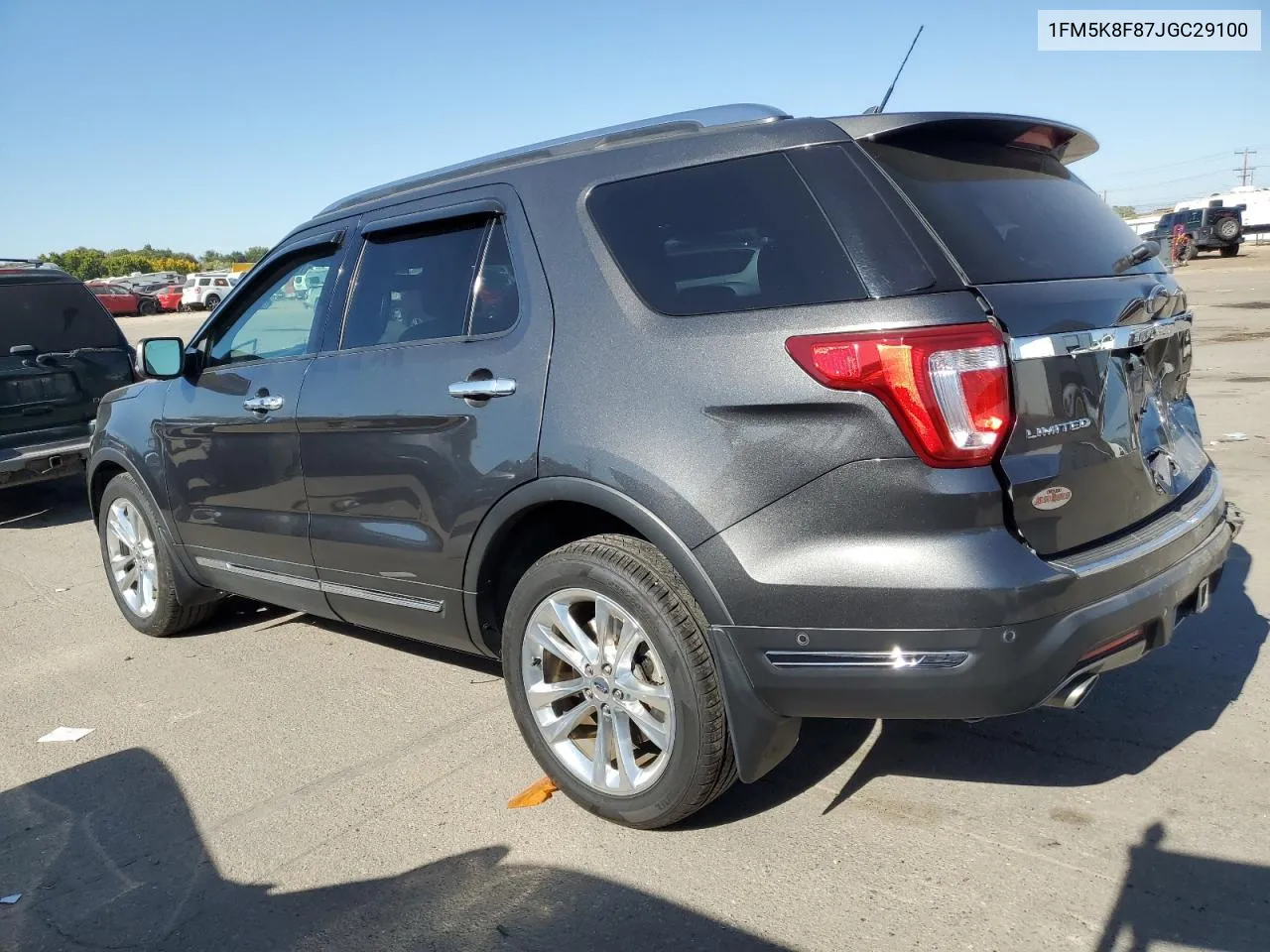 2018 Ford Explorer Limited VIN: 1FM5K8F87JGC29100 Lot: 73250274