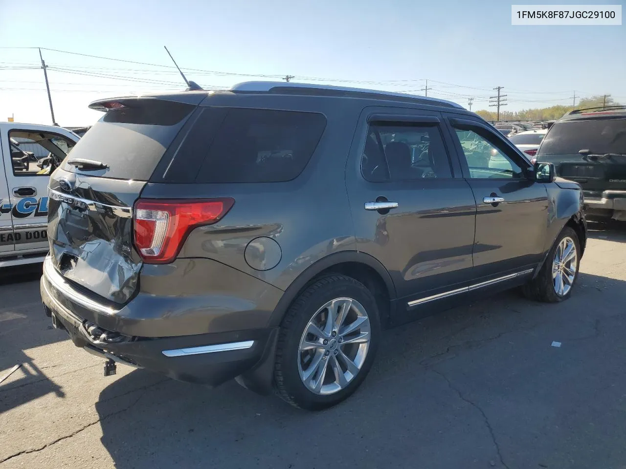 2018 Ford Explorer Limited VIN: 1FM5K8F87JGC29100 Lot: 73250274