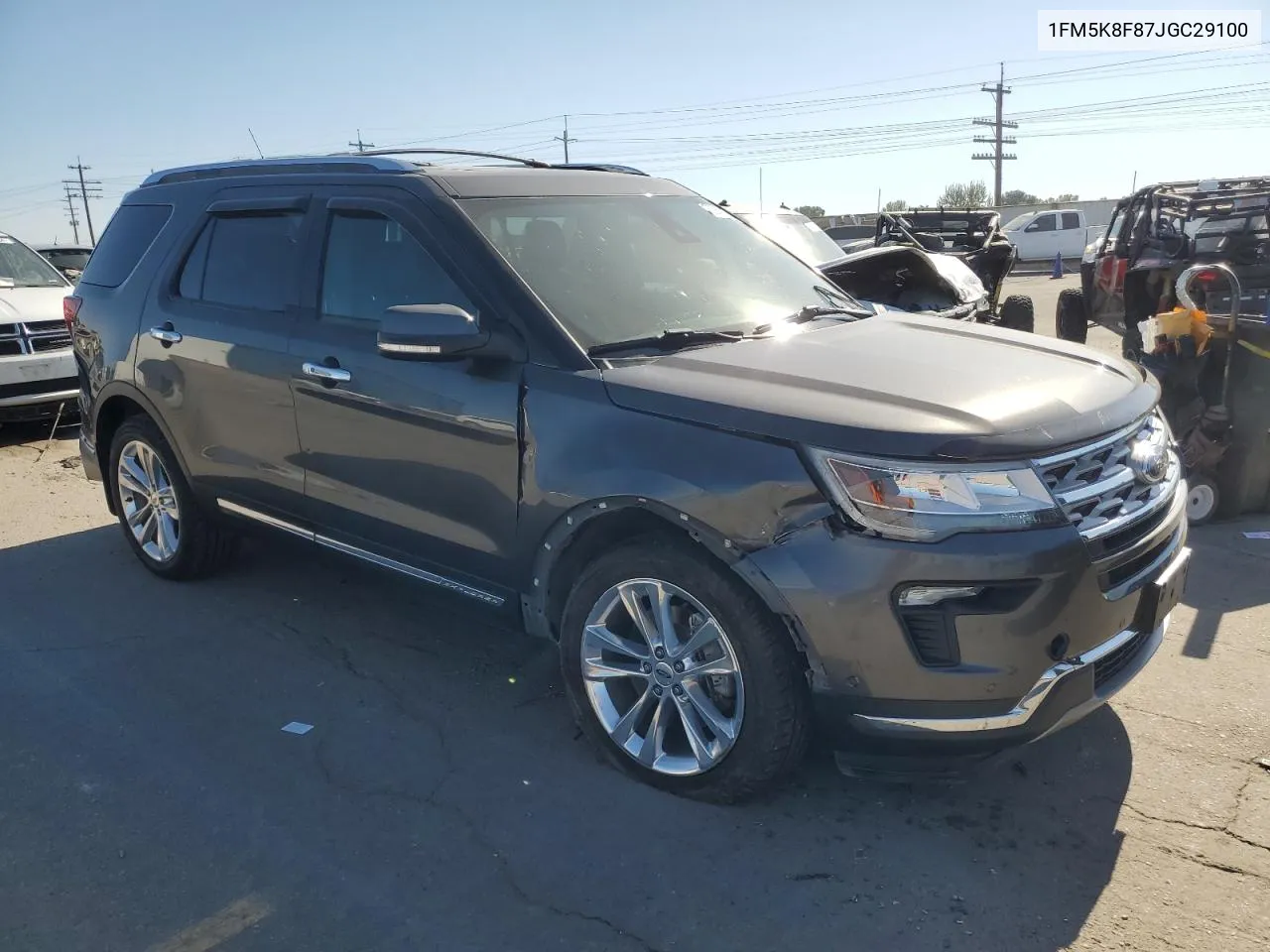 2018 Ford Explorer Limited VIN: 1FM5K8F87JGC29100 Lot: 73250274