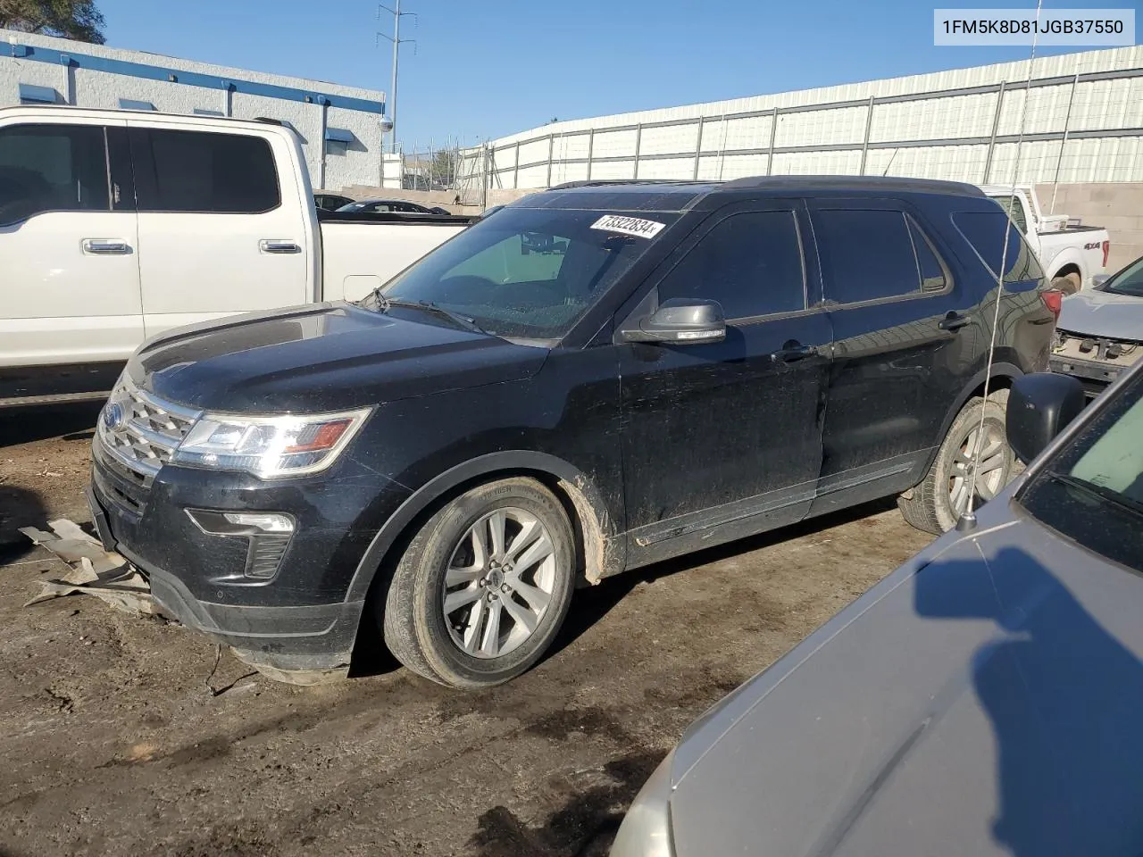 2018 Ford Explorer Xlt VIN: 1FM5K8D81JGB37550 Lot: 73322834