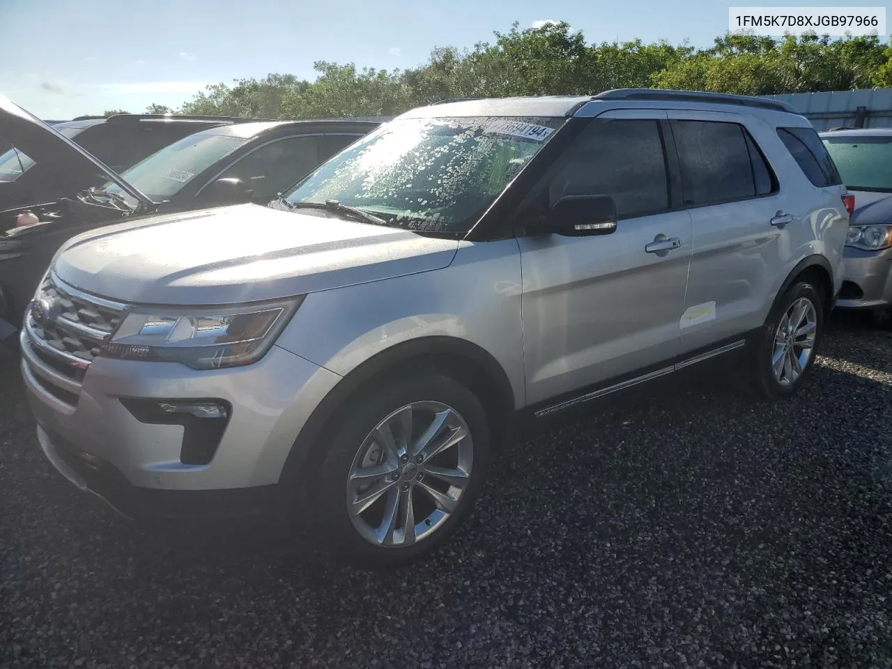 2018 Ford Explorer Xlt VIN: 1FM5K7D8XJGB97966 Lot: 73694194