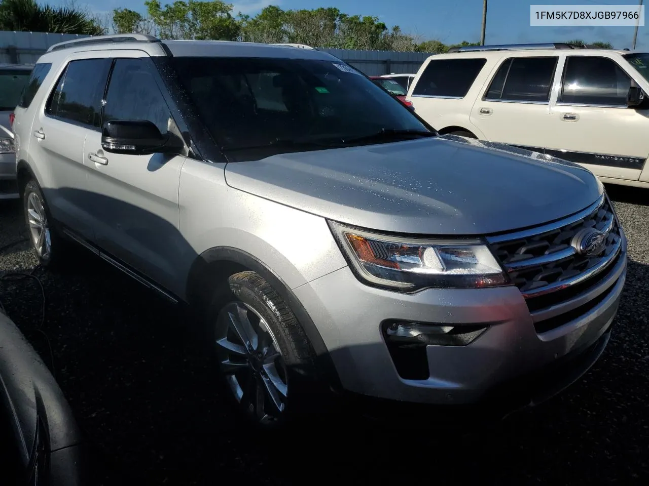 2018 Ford Explorer Xlt VIN: 1FM5K7D8XJGB97966 Lot: 73694194