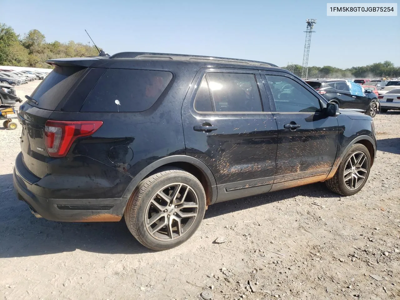 2018 Ford Explorer Sport VIN: 1FM5K8GT0JGB75254 Lot: 73811004