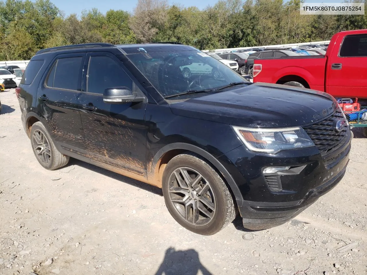 2018 Ford Explorer Sport VIN: 1FM5K8GT0JGB75254 Lot: 73811004