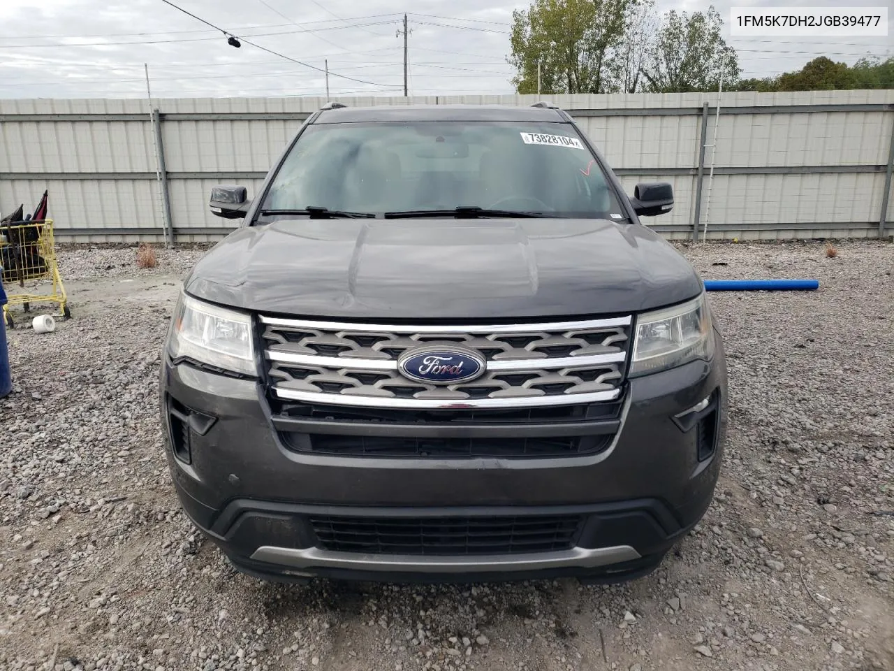 2018 Ford Explorer Xlt VIN: 1FM5K7DH2JGB39477 Lot: 73828104