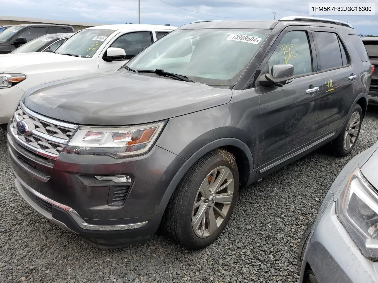 2018 Ford Explorer Limited VIN: 1FM5K7F82JGC16300 Lot: 73909504