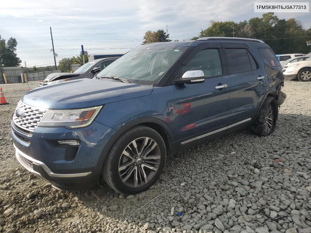 2018 Ford Explorer Platinum VIN: 1FM5K8HT6JGA77313 Lot: 73969664