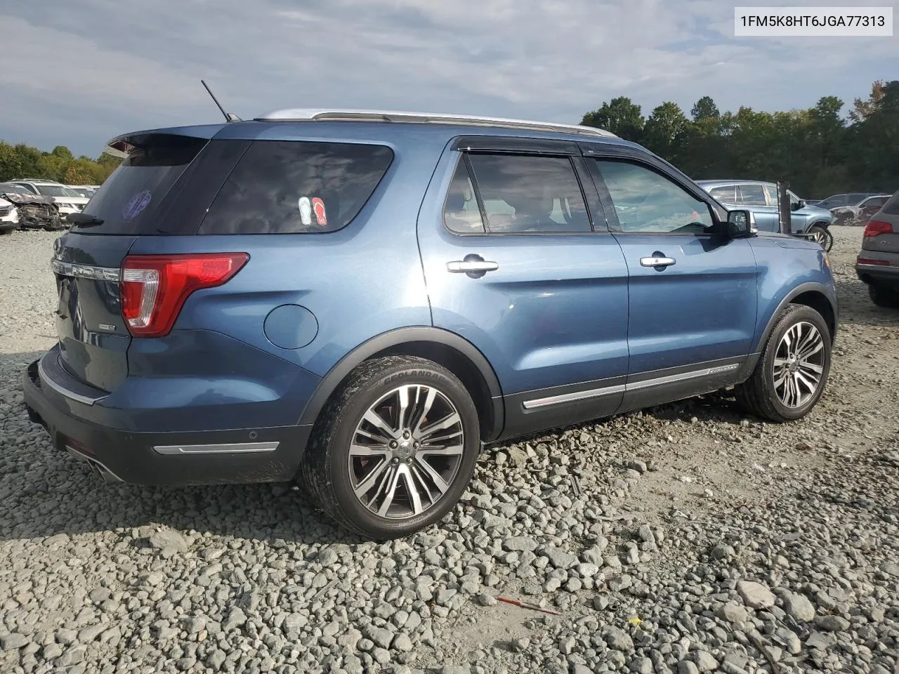 2018 Ford Explorer Platinum VIN: 1FM5K8HT6JGA77313 Lot: 73969664