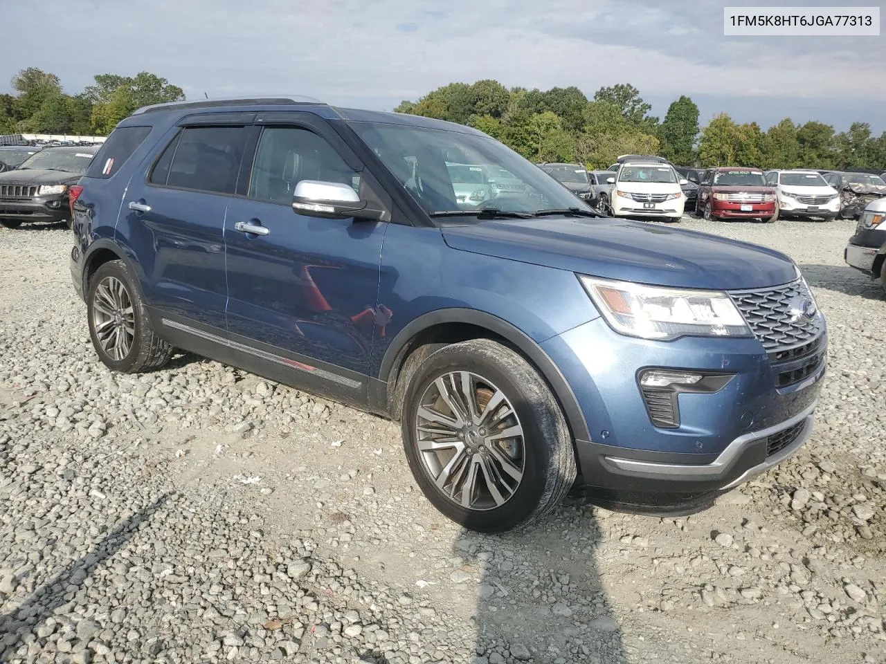 2018 Ford Explorer Platinum VIN: 1FM5K8HT6JGA77313 Lot: 73969664