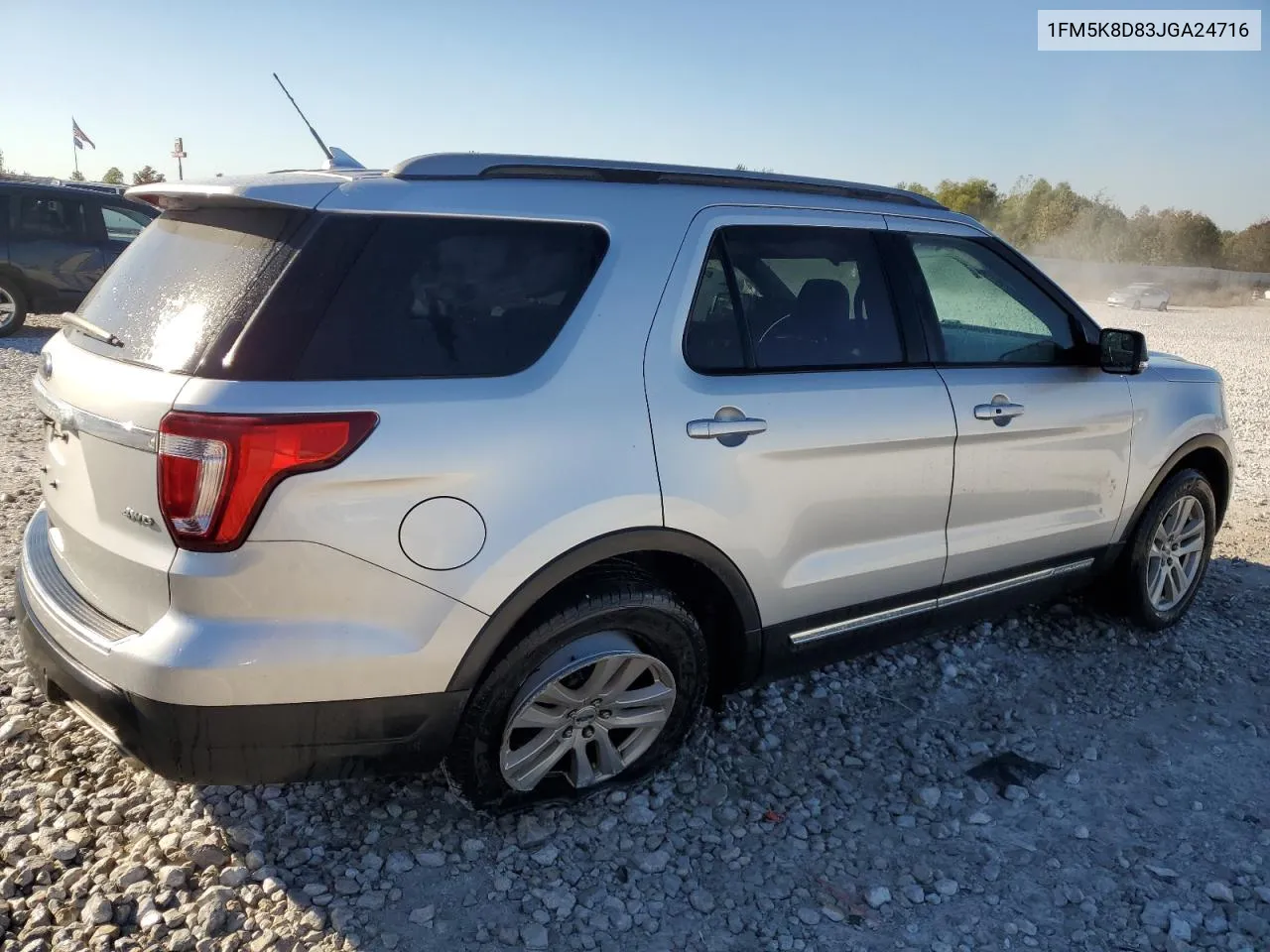 2018 Ford Explorer Xlt VIN: 1FM5K8D83JGA24716 Lot: 74024484