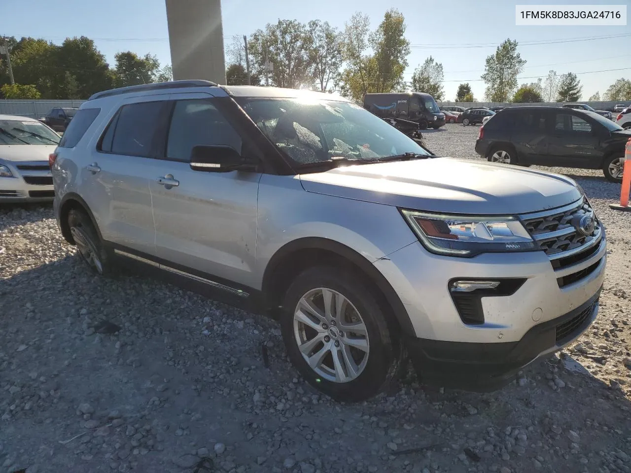 2018 Ford Explorer Xlt VIN: 1FM5K8D83JGA24716 Lot: 74024484