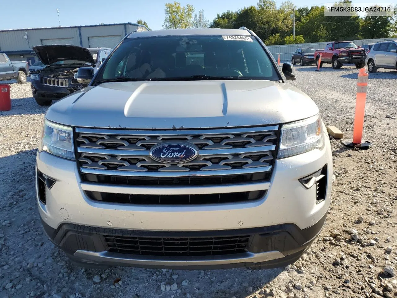 2018 Ford Explorer Xlt VIN: 1FM5K8D83JGA24716 Lot: 74024484