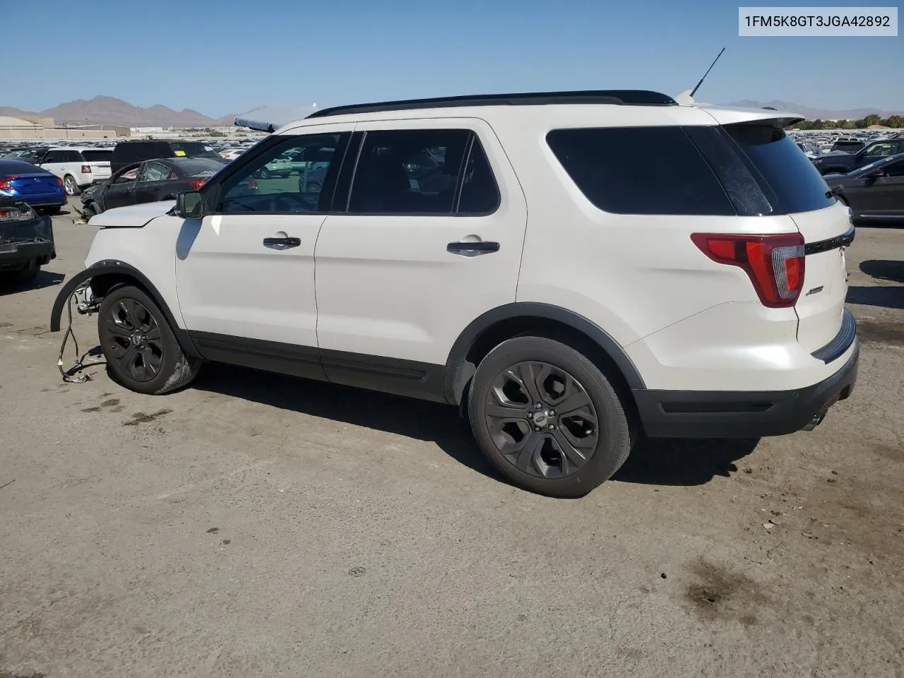 2018 Ford Explorer Sport VIN: 1FM5K8GT3JGA42892 Lot: 74112984