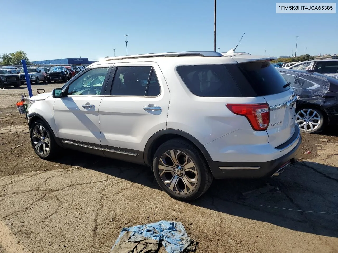 2018 Ford Explorer Platinum VIN: 1FM5K8HT4JGA65385 Lot: 74191434