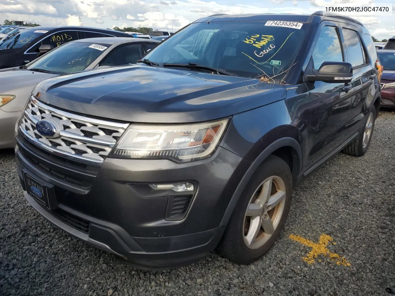 2018 Ford Explorer Xlt VIN: 1FM5K7DH2JGC47470 Lot: 74235354