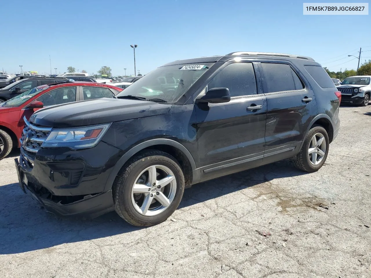 2018 Ford Explorer VIN: 1FM5K7B89JGC66827 Lot: 74245024