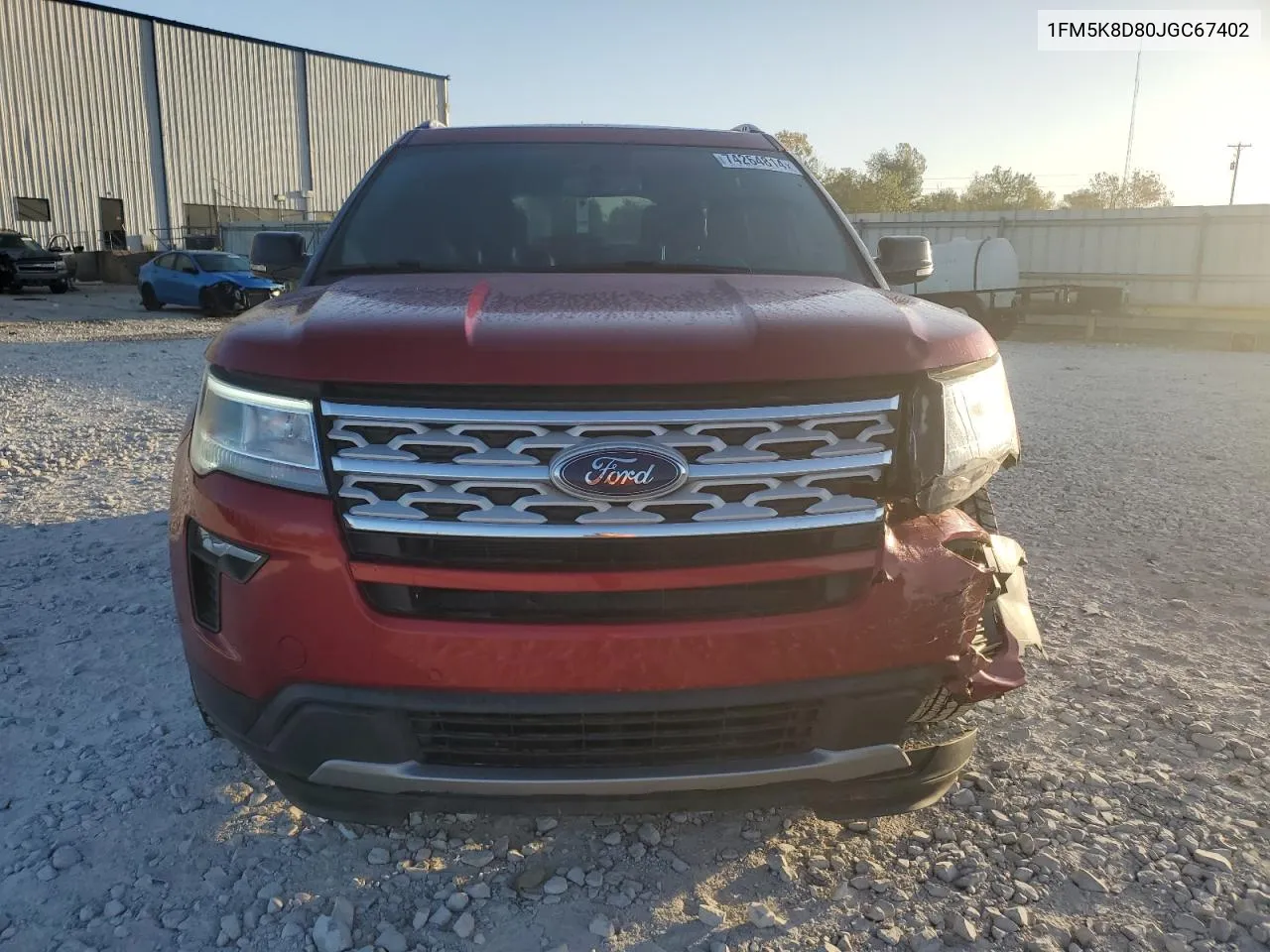 2018 Ford Explorer Xlt VIN: 1FM5K8D80JGC67402 Lot: 74264814