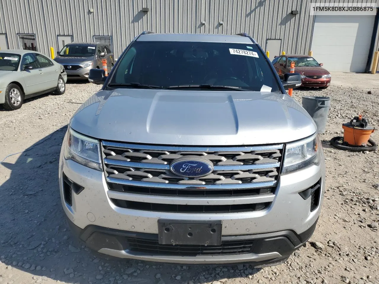 2018 Ford Explorer Xlt VIN: 1FM5K8D8XJGB86875 Lot: 74278274