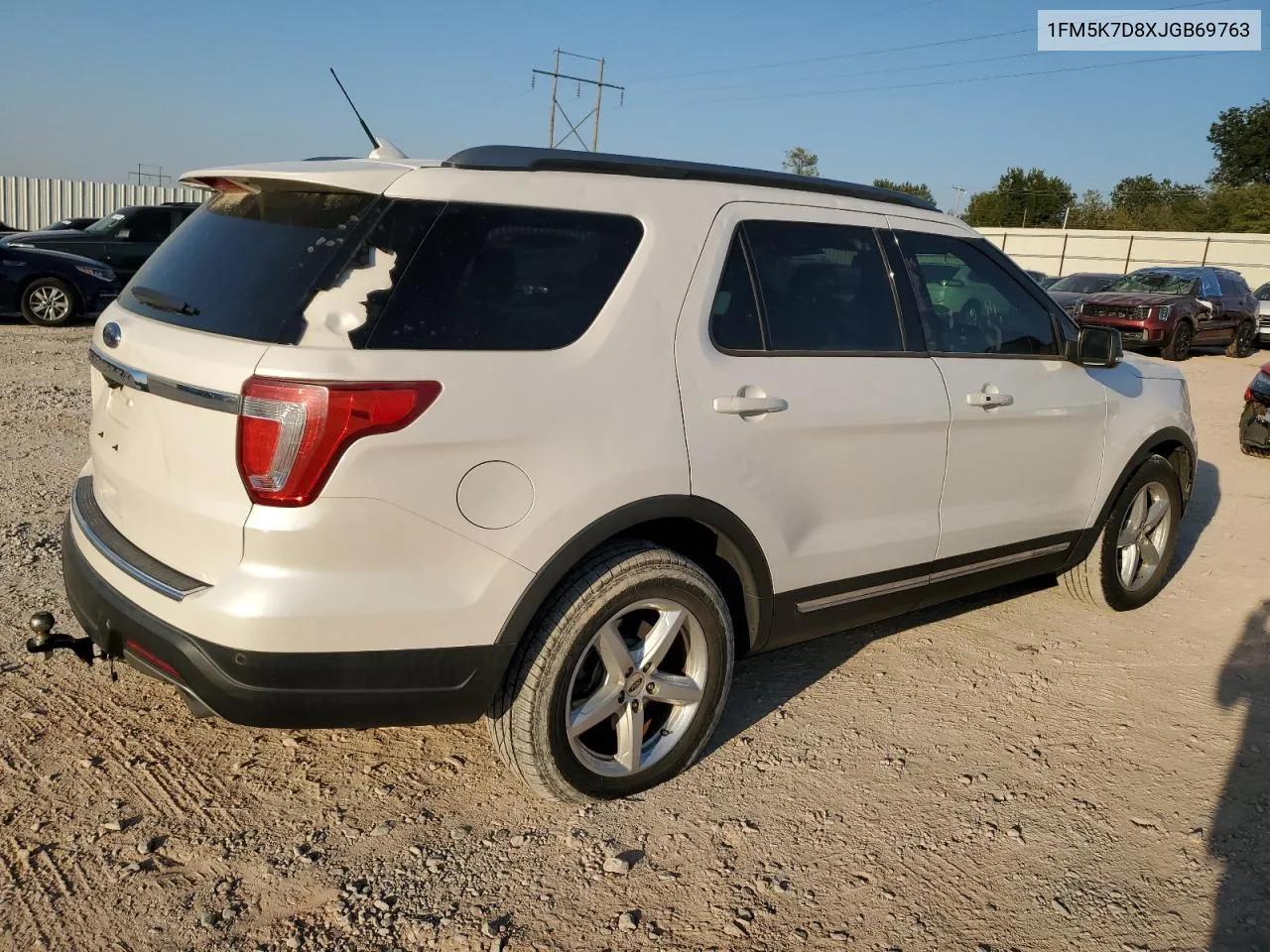 2018 Ford Explorer Xlt VIN: 1FM5K7D8XJGB69763 Lot: 74282964