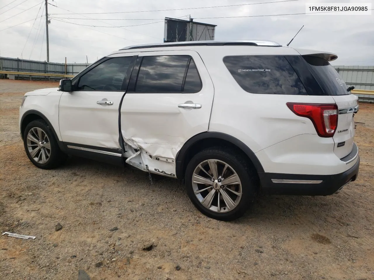 2018 Ford Explorer Limited VIN: 1FM5K8F81JGA90985 Lot: 74299584