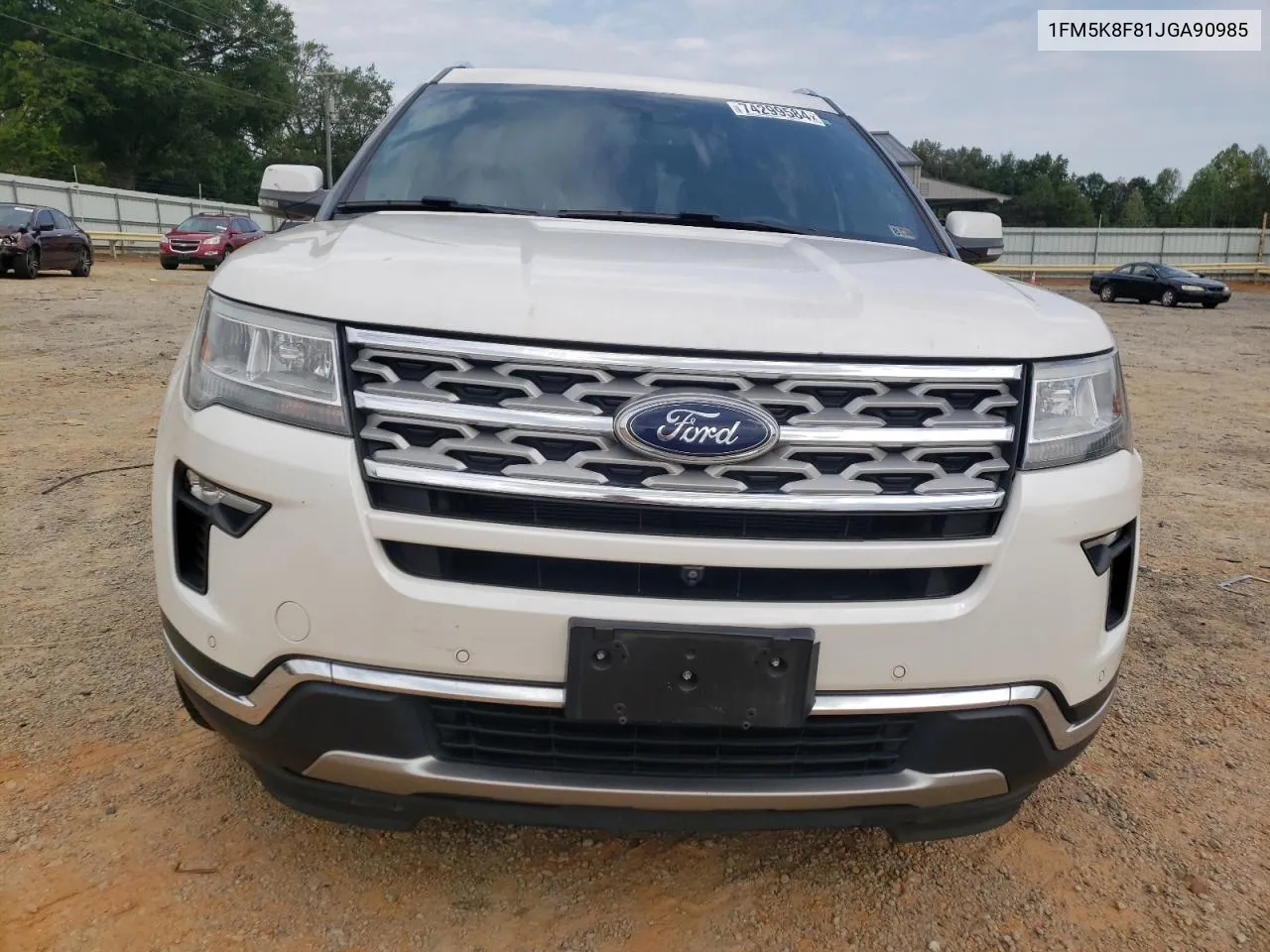 2018 Ford Explorer Limited VIN: 1FM5K8F81JGA90985 Lot: 74299584