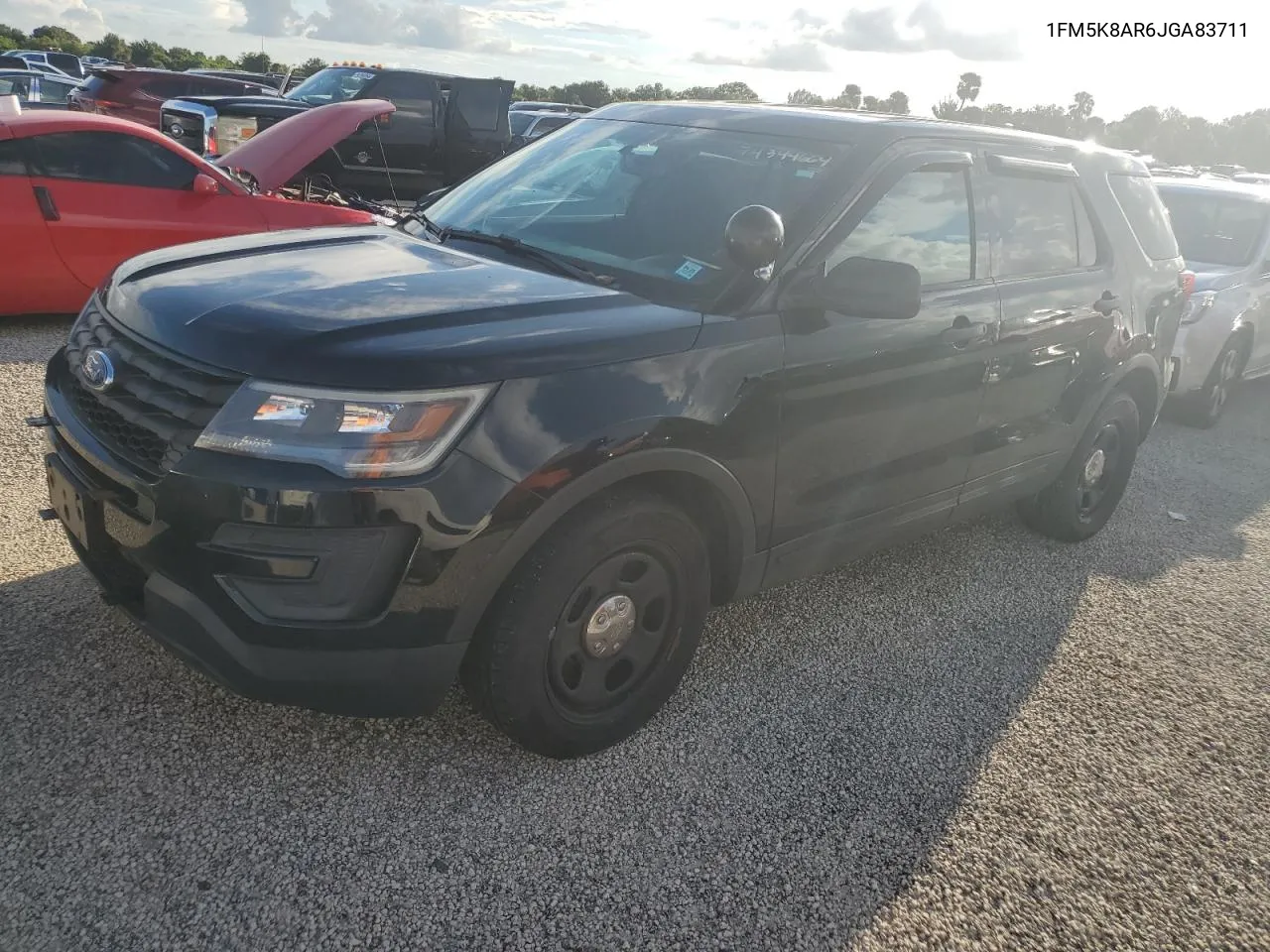 2018 Ford Explorer Police Interceptor VIN: 1FM5K8AR6JGA83711 Lot: 74344664