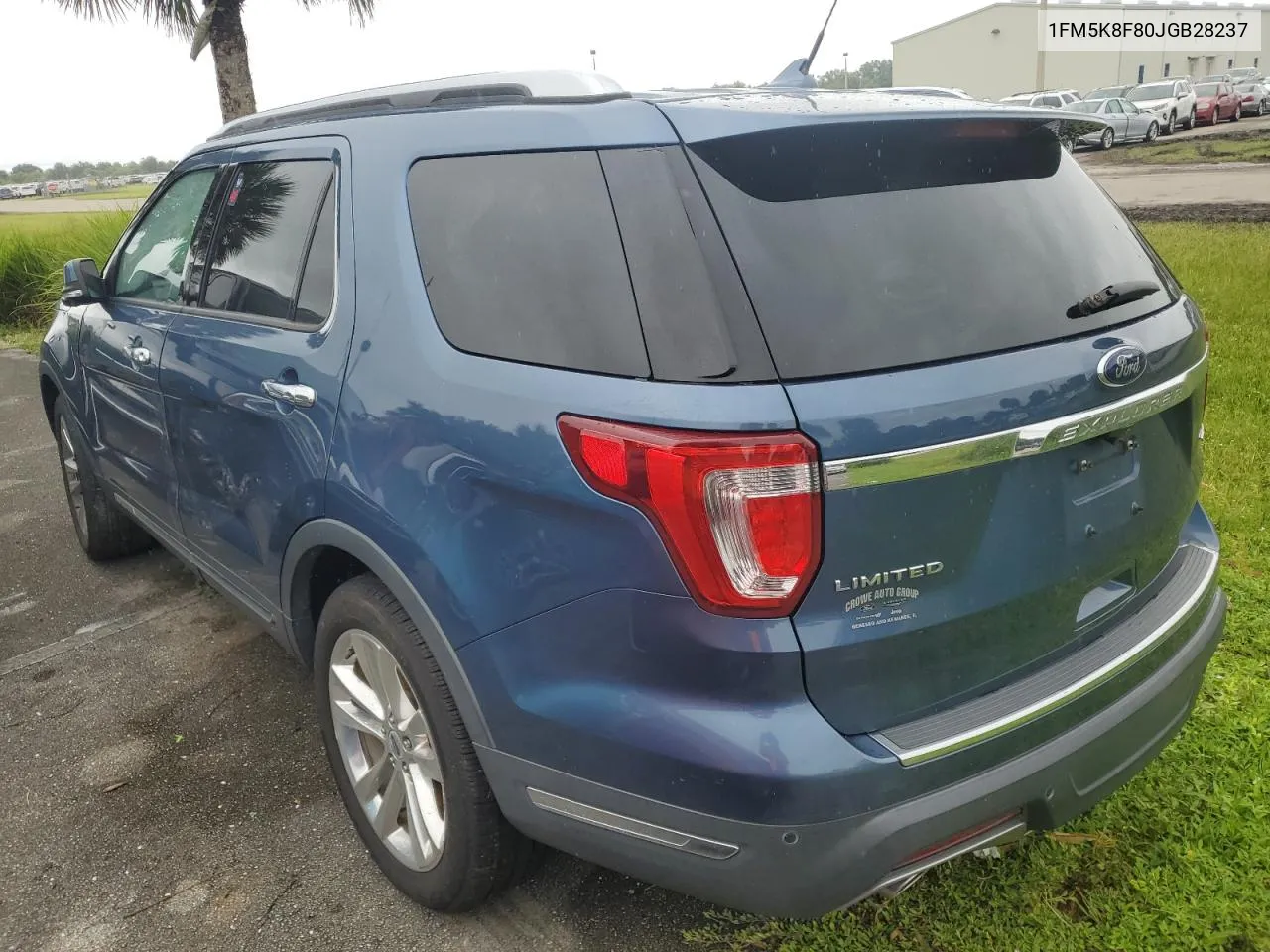 2018 Ford Explorer Limited VIN: 1FM5K8F80JGB28237 Lot: 74360054