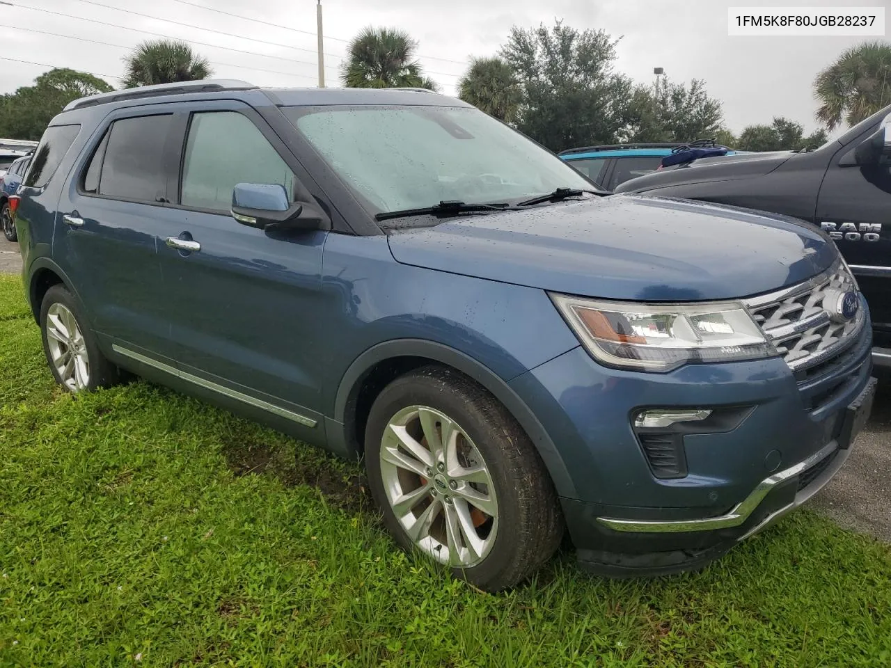 2018 Ford Explorer Limited VIN: 1FM5K8F80JGB28237 Lot: 74360054