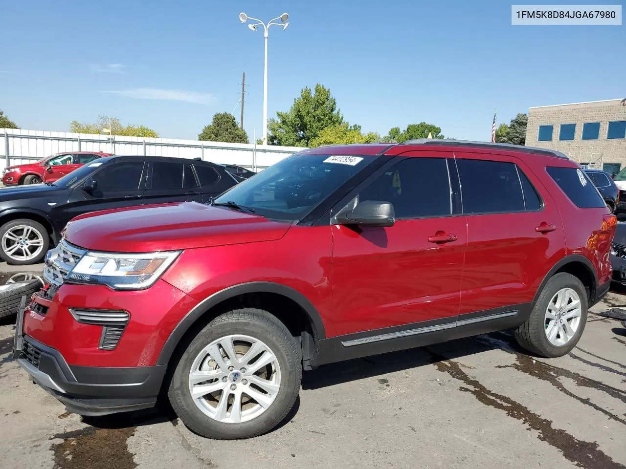 2018 Ford Explorer Xlt VIN: 1FM5K8D84JGA67980 Lot: 74472954