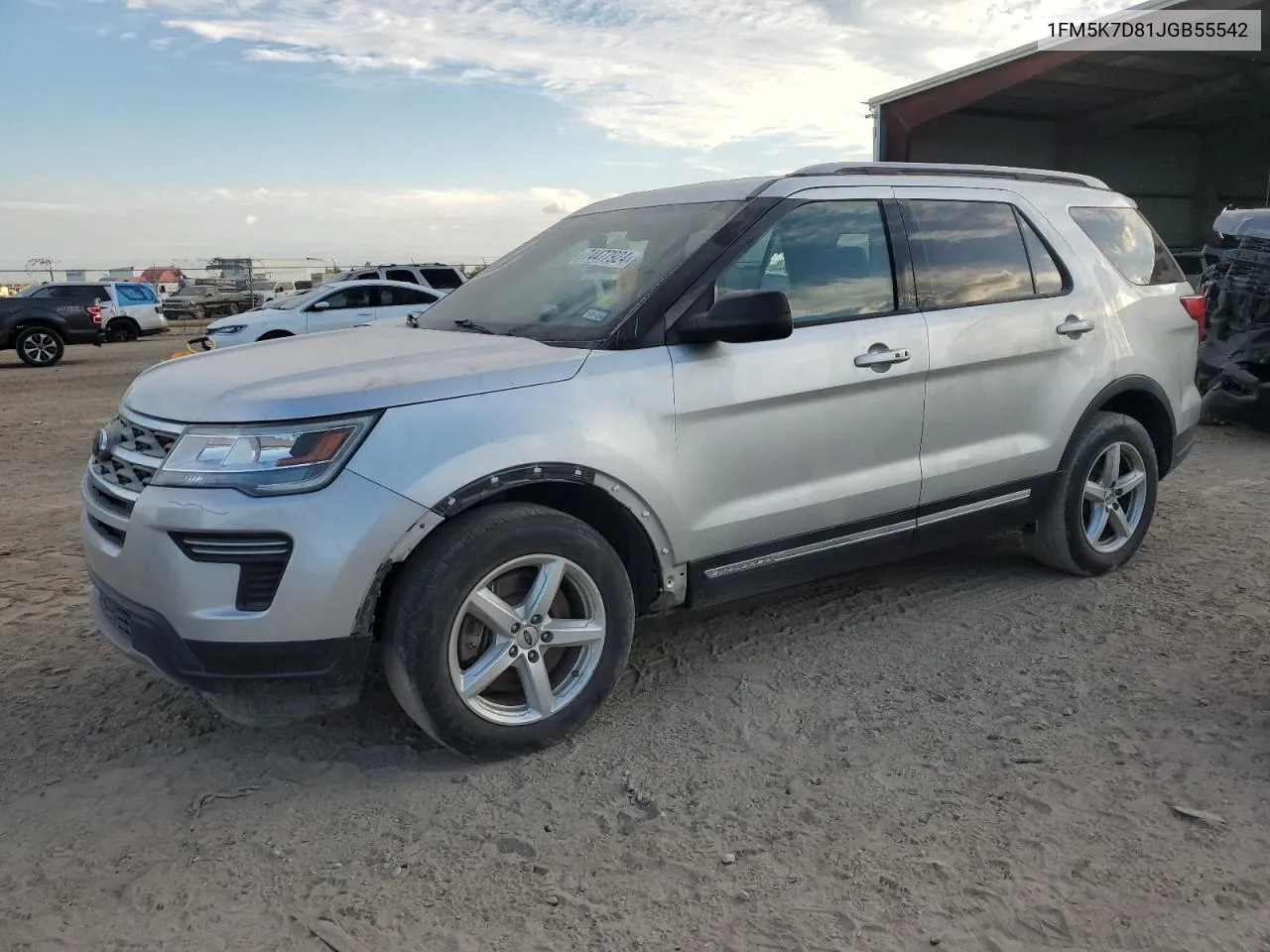 2018 Ford Explorer Xlt VIN: 1FM5K7D81JGB55542 Lot: 74477924