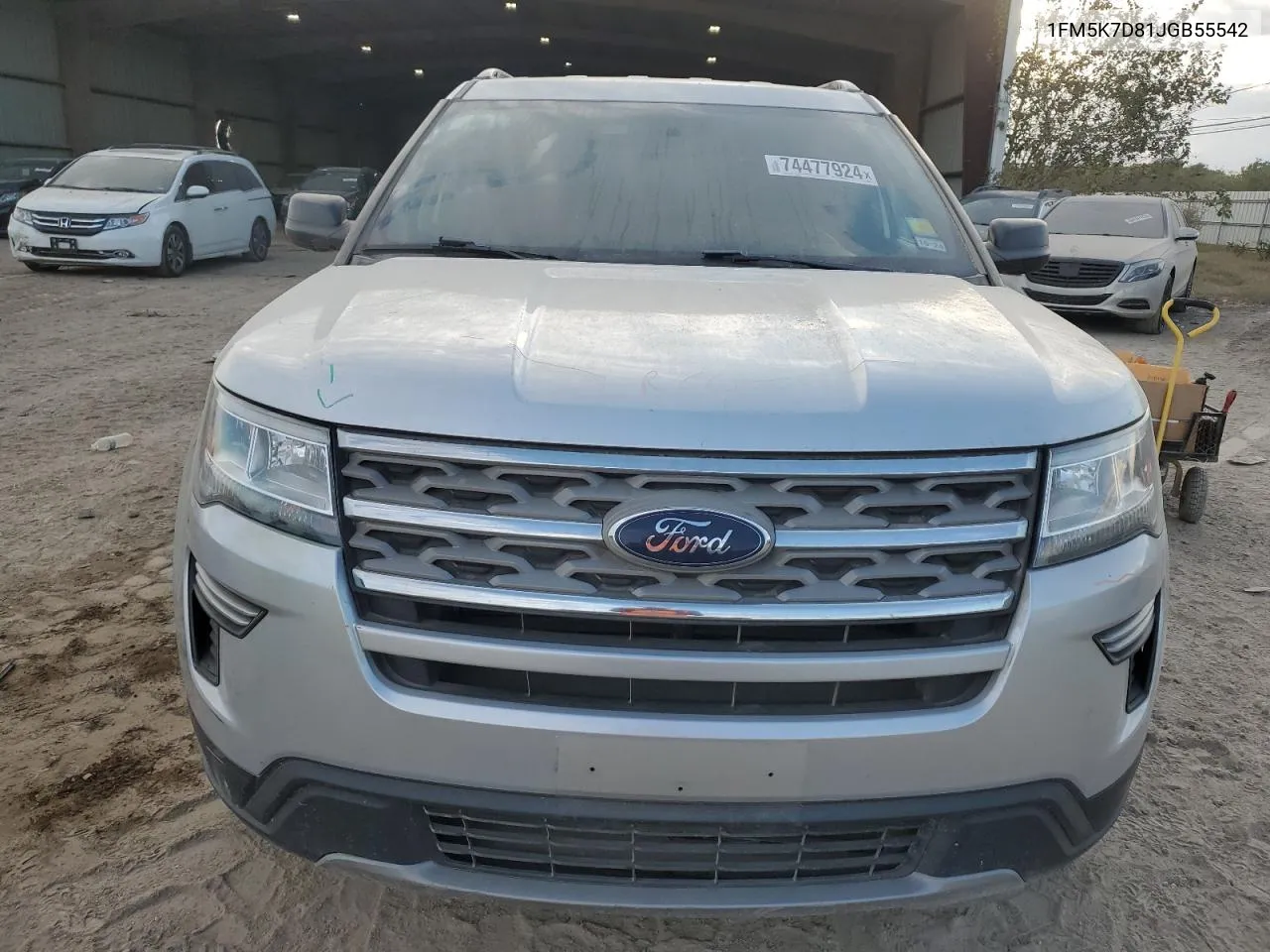 2018 Ford Explorer Xlt VIN: 1FM5K7D81JGB55542 Lot: 74477924