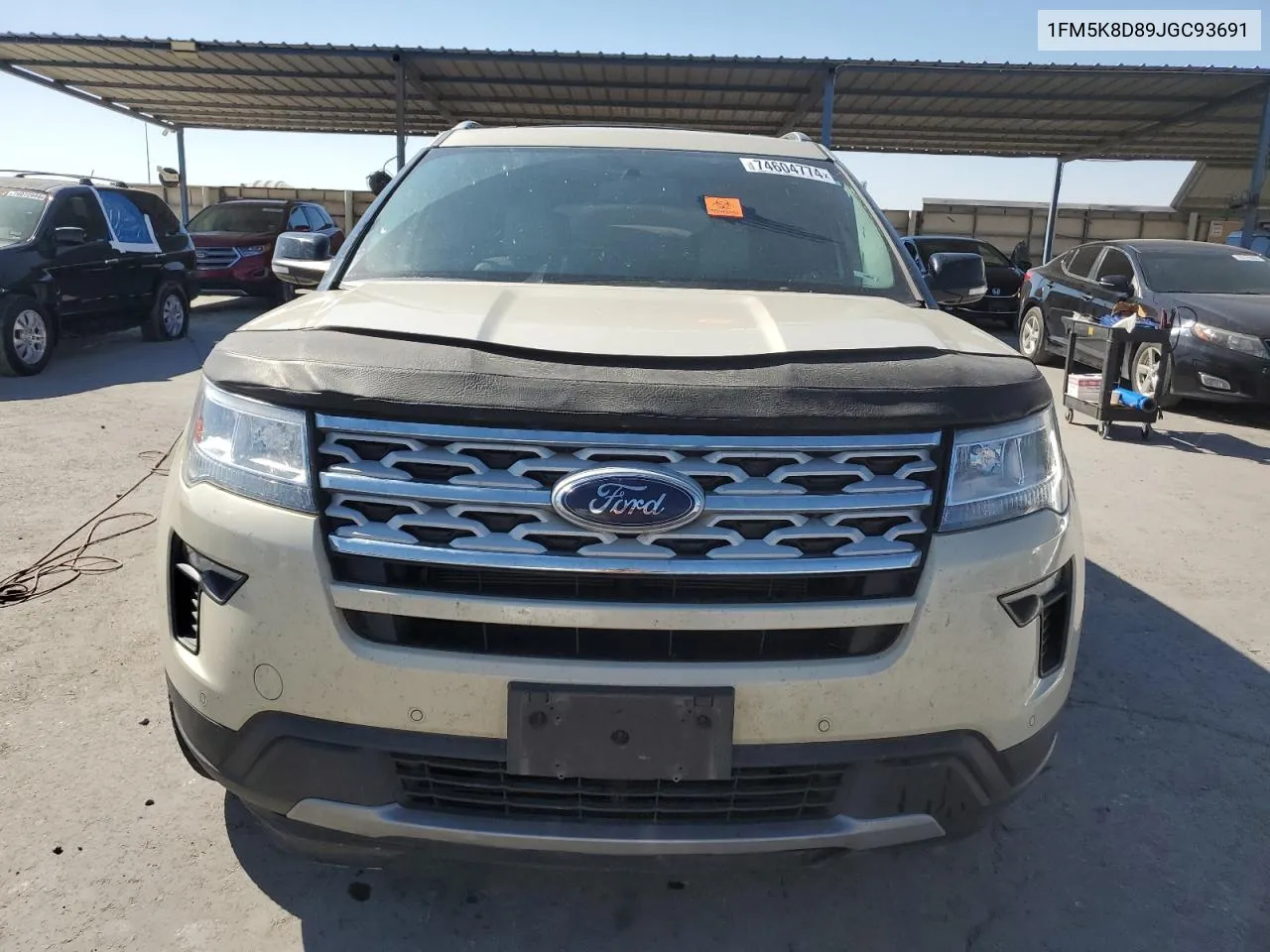 2018 Ford Explorer Xlt VIN: 1FM5K8D89JGC93691 Lot: 74604774