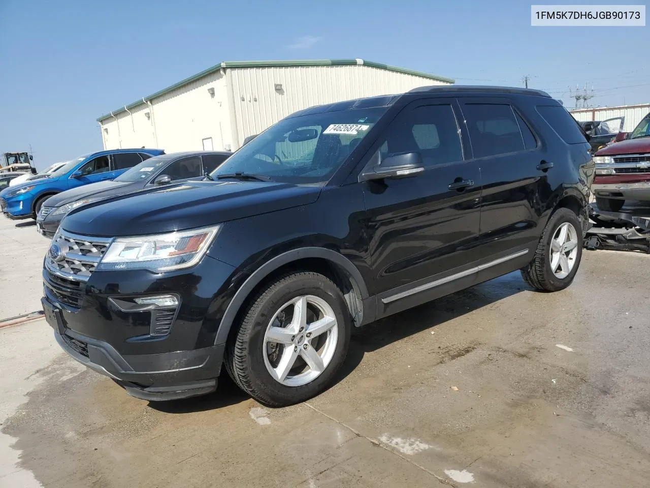 2018 Ford Explorer Xlt VIN: 1FM5K7DH6JGB90173 Lot: 74626874