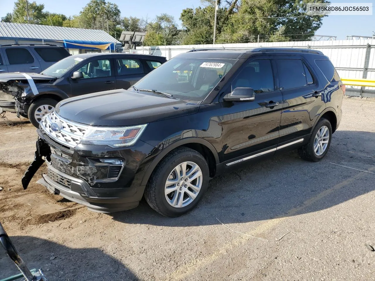 2018 Ford Explorer Xlt VIN: 1FM5K8D86JGC56503 Lot: 74762984